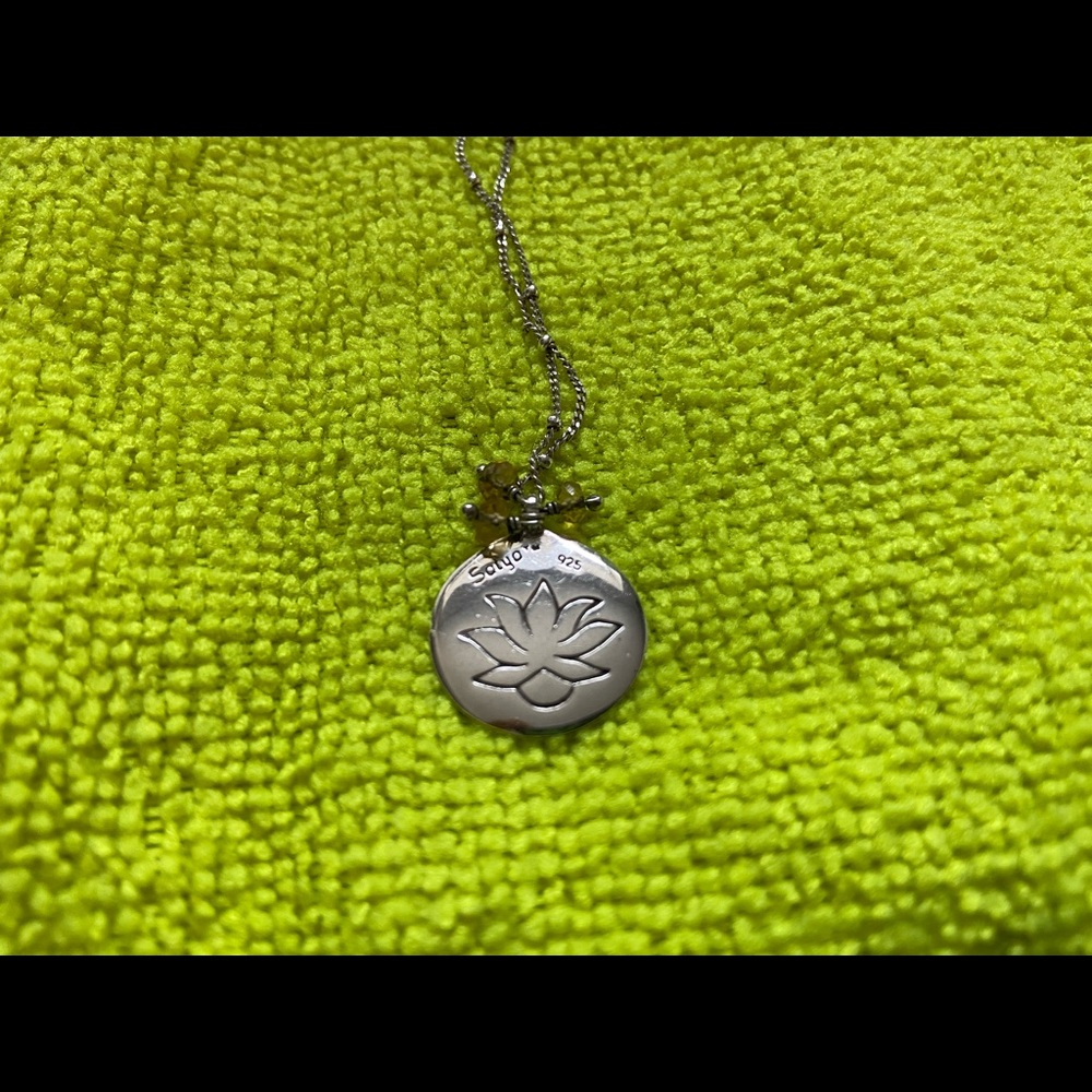 Satya silver necklace